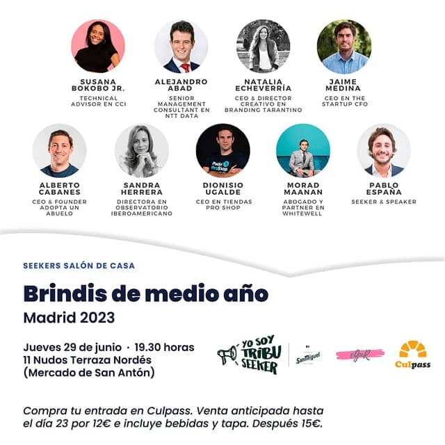 Brindis de medio año - Madrid 2023 - Seekers salón de casa