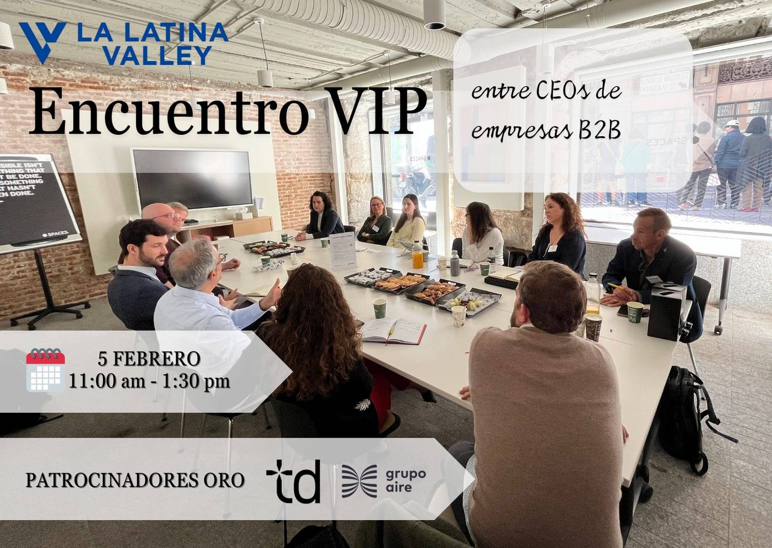 Encuentro VIP entre CEOs de empresas B2B en Madrid