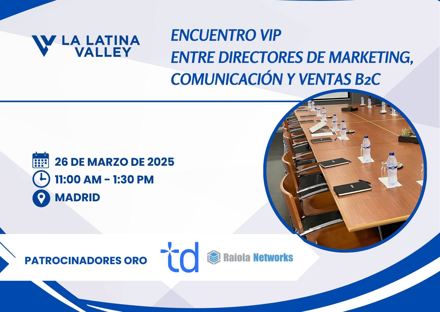 Encuentro VIP entre directores de mkt, comunicación y ventas B2C en Madrid