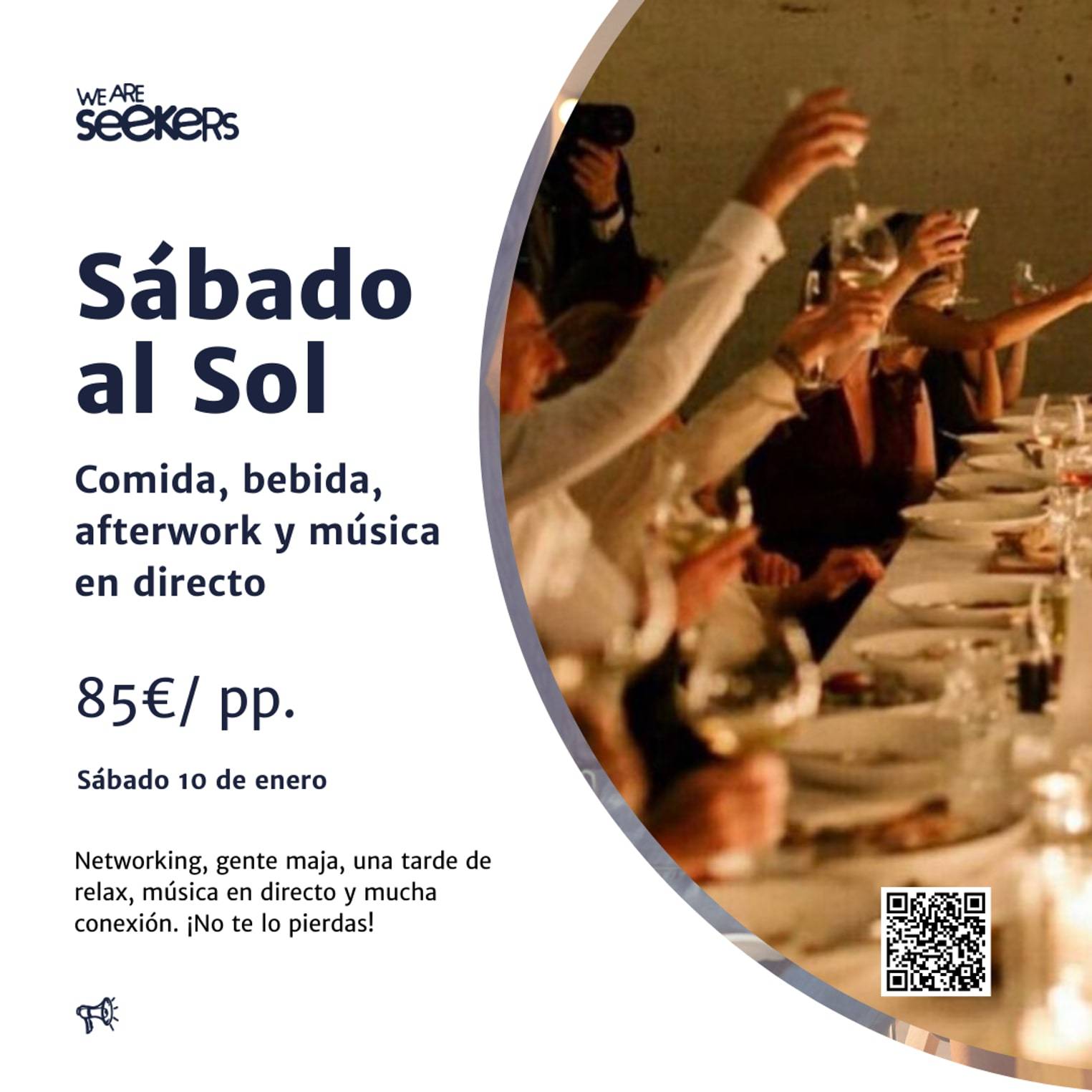 Comida de inicio de año en We are Seekers