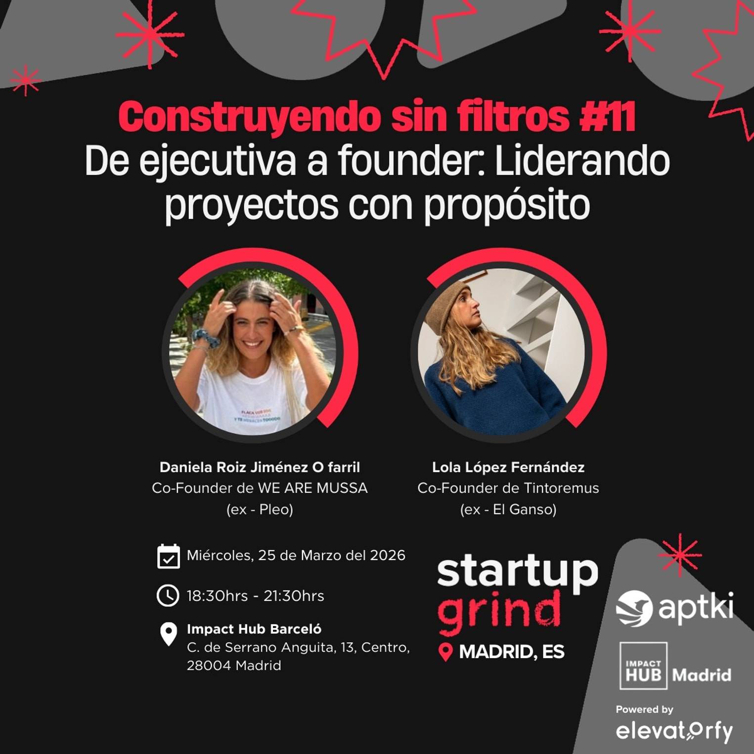 Construyendo sin filtros #11 - De ejecutiva a founder