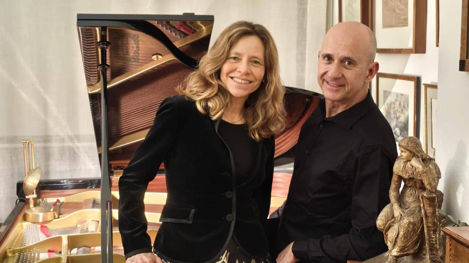 Piano a cuatro manos en la Escuela de Industriales: Jorge Gutiérrez-Marcet & Magdalena Ribas